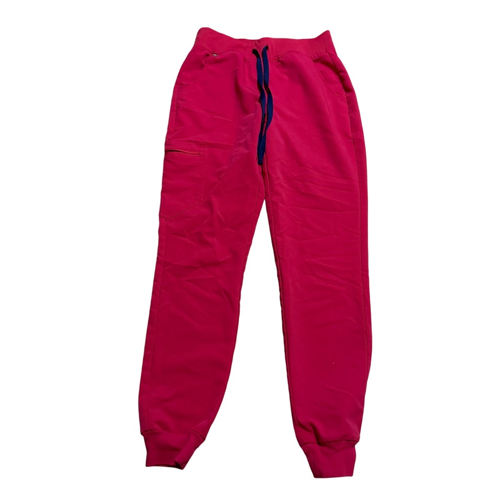 Figs "Ultra Rose" Lmtd Ed Zamora Jogger Scrub Pants XS Tall Nurse Colorful Med
